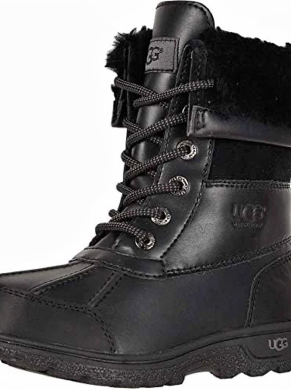 UGG Kids Adirondack Waterproof Boot Black US 5